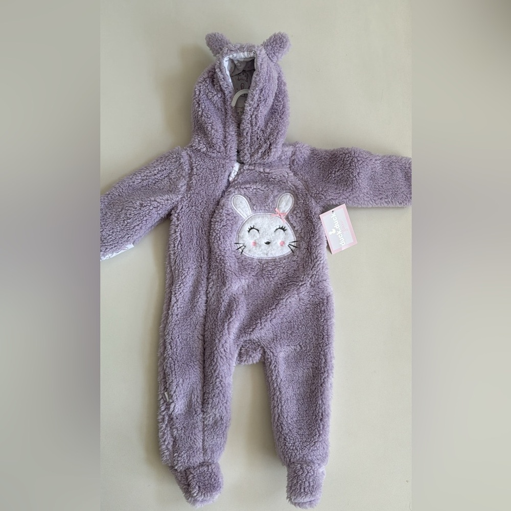 Never Worn Duck Duck Goose zip up jacket with bunny ears